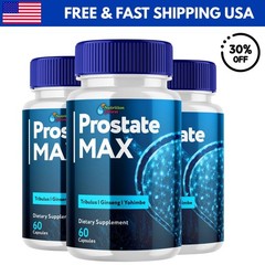 Prostate Max Formula Supplement Natural Vitamin for Health Wellness 60 Cap 3Pack