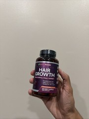 24-in-1 Advanced Hair Growth Vitamins | Biotin 10,000mcg, Collagen 60 Day Supply