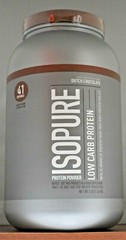 Isopure Dutch Chocolate Low Carb Protein Powder 3 lb (1.36 kg) 41 Servings