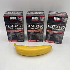 Force Factor Test X180 Multivitamin 120 Tablets 3 Boxes (360 Total) New 09/2027