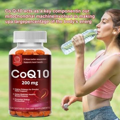 Coenzyme CQ10 300mg Heart Health Support, Increase Energy,120 Capsules