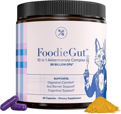 10‑in‑1 Akkermansia Complex with L. Reuteri, Resveratrol & Turmeric GMP USA