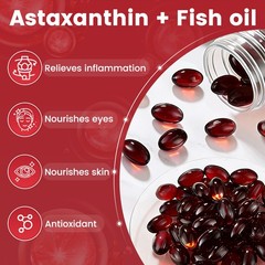 240 Softgels Antarctic Krill Oil Fish Oil Complex, EPA, DHA & Astaxanthin US
