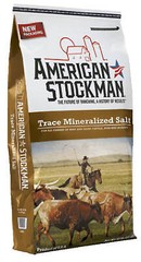 American Stockman 768407 Trace Mineral Bag Ag Salt, 50-Lbs. – Quantity 1