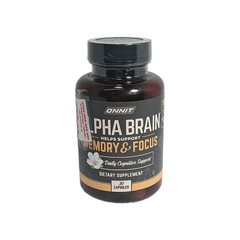 Onnit Alpha Brain Capsules – 30 Count Memory & Focus Ex 03/2026