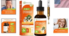 Natural Eye Relief Drops with Lutein, Eyebright & Blueberry – 2 oz Oral Tincture