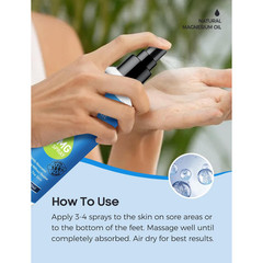 100% Pure Magnesium Oil Spray 8 fl oz – Quick Absorbing Muscle & Joint Relief ..