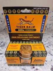 Tiger Balm Ultra Strength Pain Relieving Ointment 0.63 OZ (18g)