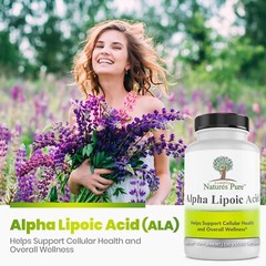 Alpha Lipoic Acid 120 Capsules – Simply Nature’s Pure 600mg 4 month supply