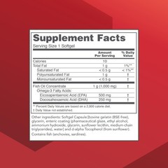 PROTOCOL FOR LIFE BALANCE Ultra Omega3500mg EPA & 250mg DHA Fish Oil for Bra…