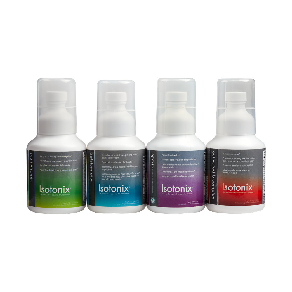 Isotonix Daily Essentials Kit (Without Iron) Multivitamin OPC3 B-Complex Calcium