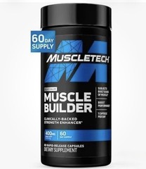 Muscletech Platinum Muscle Builder Supplements Men Women 60 Caps Exp 7/28