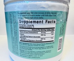 Magnesium Plus Calcium D3 Powder Drink Mix Sleep Aid Calming Muscle Immune