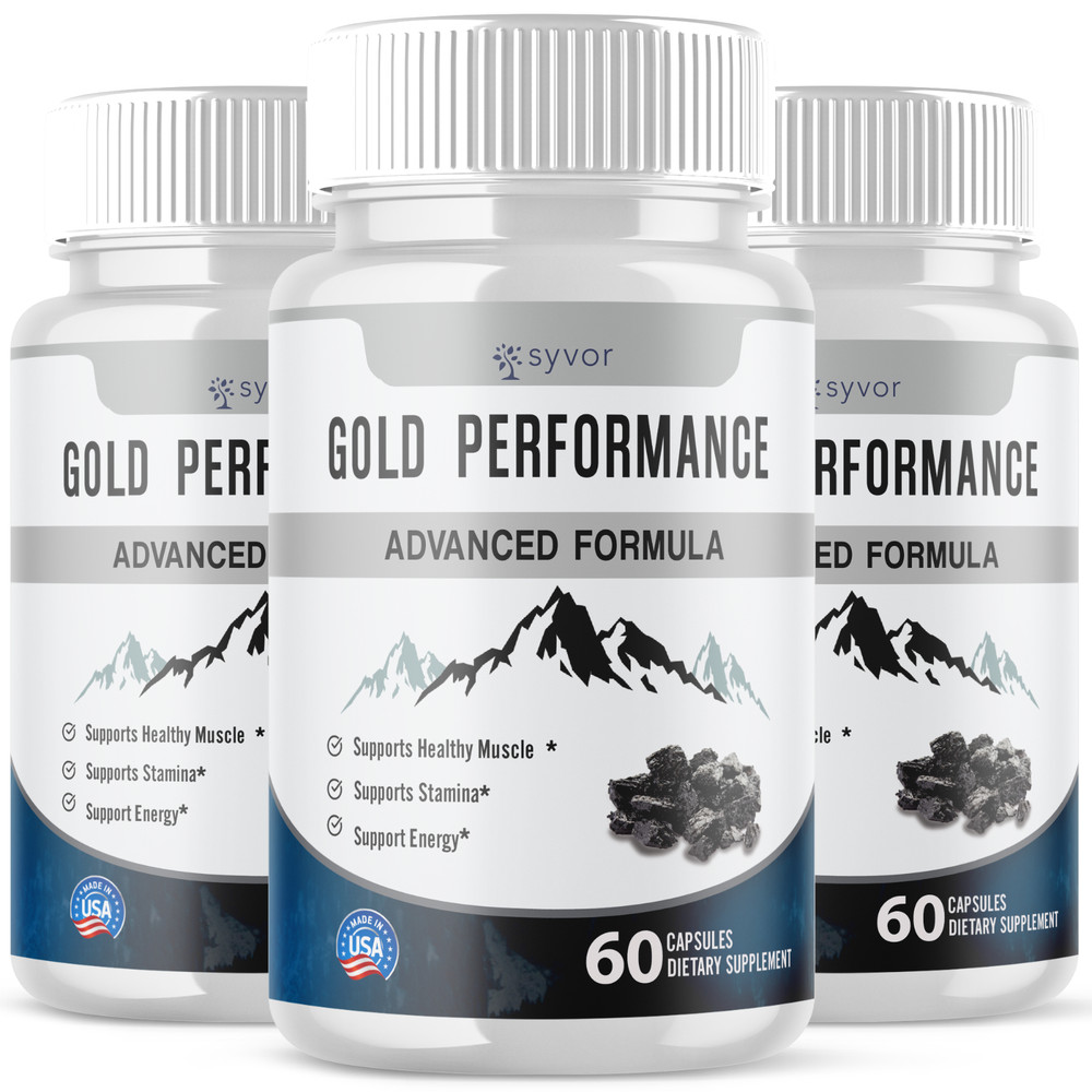 (3 Pack) Gold Performance for Men Advanced Formula Vitamin Supplement 180 Caps