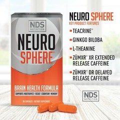 NDS Nutrition Neuro Sphere – Brain Health Formula – 90 Capsules