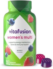 Vitafusion ages 14+ Gummy Vitamins for Women, 120 Count | with Vitamins A, B, C,