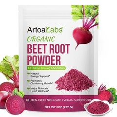 Organic Beet Root Powder for Smoothies, Baking & Juice. Raw Beetroot Superfood