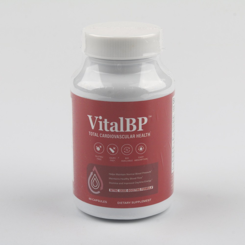 Vital BP Blood Pressure Support Plus Supplement Cardiovascular Health 60 Capsule