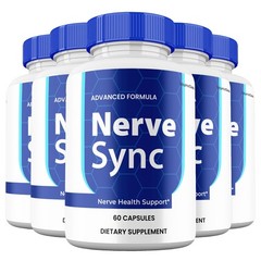 Nerve Sync Capsules, Max Strength Nerve Health Supplement, NerveSync (5 Pack)