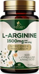 L-Arginine Supplement 1000mg – Heart Health Support – Premium Muscle Supporting