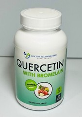 Quercetin 800mg with Bromelain 165mg Per Serving 120 Veggie Capsules Full 60Days