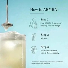 ARMRA Colostrum Powder Unflavored 120 Servings 120g Immune Support – 1-3 Bottles