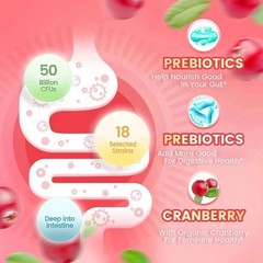 VivoNu Cranberry Probiotic Gummies | Targeting Body Odor, Women’s Health- and Bo