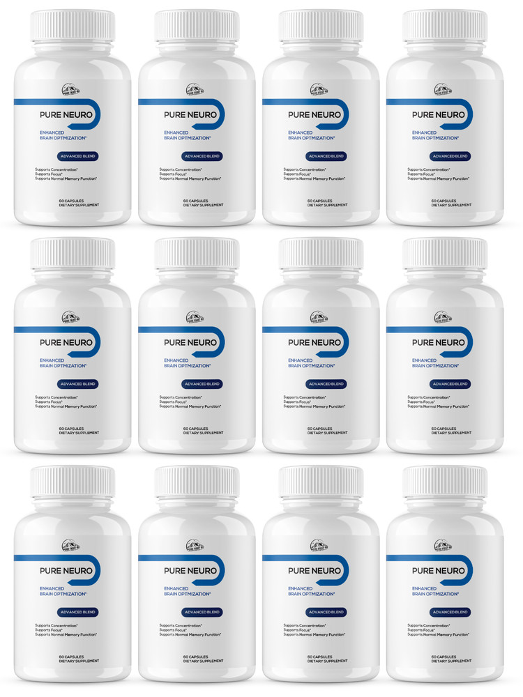 Pure Neuro Brain Optimization, Memory & Cognitive Function Support – 12 Pack
