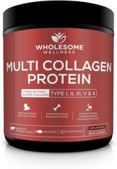 Multi Collagen Protein Powder Hydrolyzed (Type I II III V X), Joint Health,16 Oz