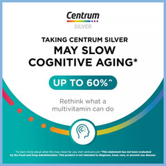 Centrum Silver Men’s 50 Plus Vitamins, Multivitamin Supplement, 200 Count,