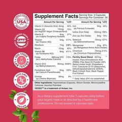 Nutrient-Rich Women’s Fertility Vitamins – 90 Capsules for Preconception