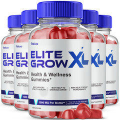 (5 Pack) Elite Grow XL Advanced Male Performance Formula Vitamin (300 Gummies)