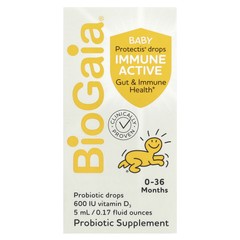 Protectis Baby, Immune Active Probiotic Drops, 0-36 Months, 0.17 fl oz (5 ml)