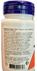 Now Foods GLUTATHIONE 500mg 2X30 or 1X60 L-Glutathione Alpha Lipoc Acid Kosher