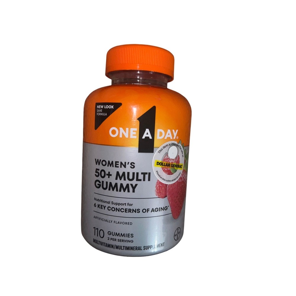 One A Day Womens 50+ Multi Gummy Multivitamin 110 Count Exp 3/2027 Senior Health