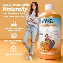 Daily All Day Himalayan Sea Buckthorn Berry Pulp Concentrated Juice 500 ml