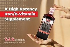 S.S.S. Tonic – 10 oz. Liquid High Potency Iron & B-Vitamin Supplement