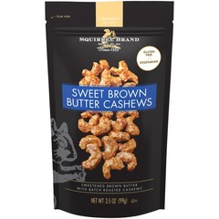 Squirrel Brand Sweet Brown Butter Cashews, 3.5 Ounce (Pack of 1),