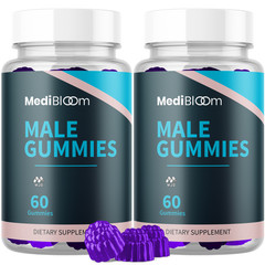 (2 Pack) MediBloom Male Gummys Advanced Male Health Support Formula 120 Gummies