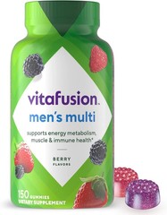 Vitafusion Men’s Multi Gummy Vitamin – Berry, 150 Gummies- Exp 5/26