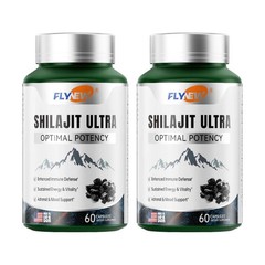 1 pack Flynew Shilajit Ultra Optimal Potency For Stamina, Immune Support 1300mg