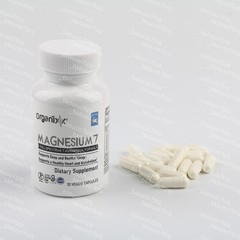 1-2 Pack Organixx Magnesium 7 Natural Capsules Sleep Support Supplement