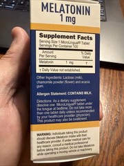 Superior Source Melatonin 1 mg 100 Sublingual Tablet