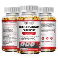 Gluco Renu Capsules Max Strength Formula Glyco Optimizer Blood Supplement 2 Pack