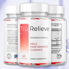 (3 Pack) TruRelieve Male Gummys Advanced Male Health Support 180 Gummies
