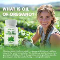 120x Oregano Oil Capsules Premium Formula 4000mcg Organic Extract Immune Health