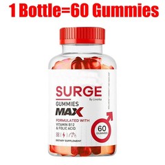 Improved Vital Surge Male Gummies Maximum Strength Vital Surge Advanced Formula