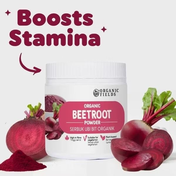 Organic Beetroot Powder 180g 100% Pure Non GMO Vegan Sugar Free