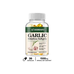 Odorless Garlic – High Strength, Heart & Cholesterol Health, Metabolism Booster
