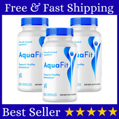 Aquafit Weight Loss Pills, Aqua Fit Capsules for Healthy Metabolism 3 Pack 180ct